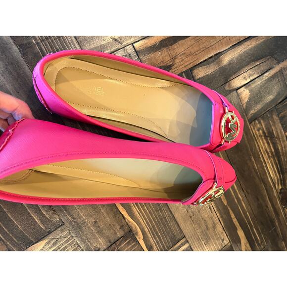 Michael Kors Fulton Moccasin Flats Women 9 Preppy Grandma Twee Classy Academia - Picture 9 of 12